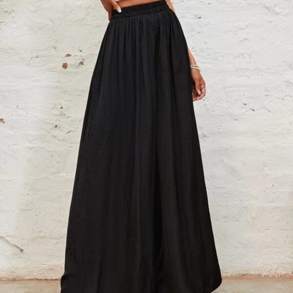 Black Wide Leg Pants - Picture 3 of 8